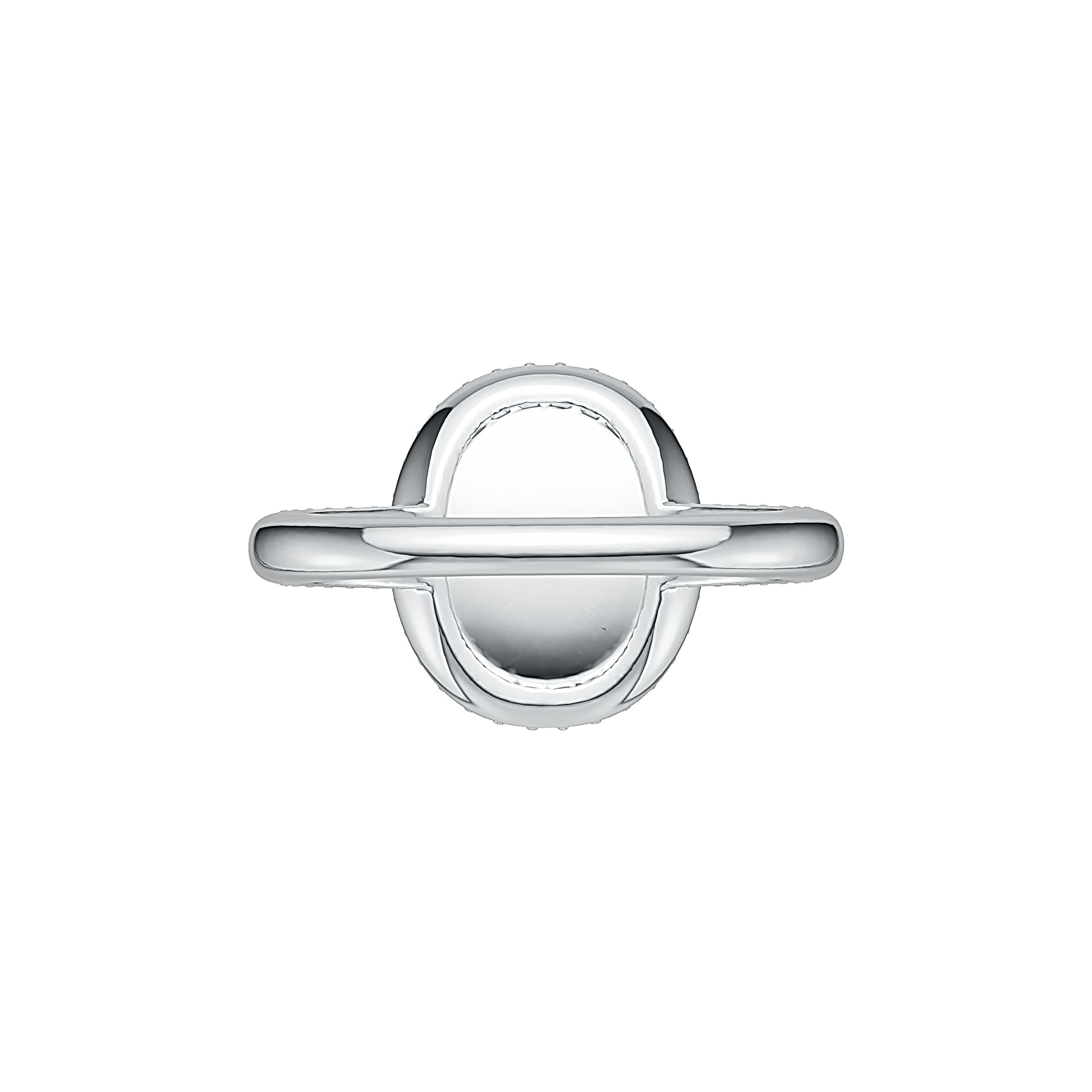 Sterling Silver Semi Mount Ring Setting Oval OV 10X8mm DHJ