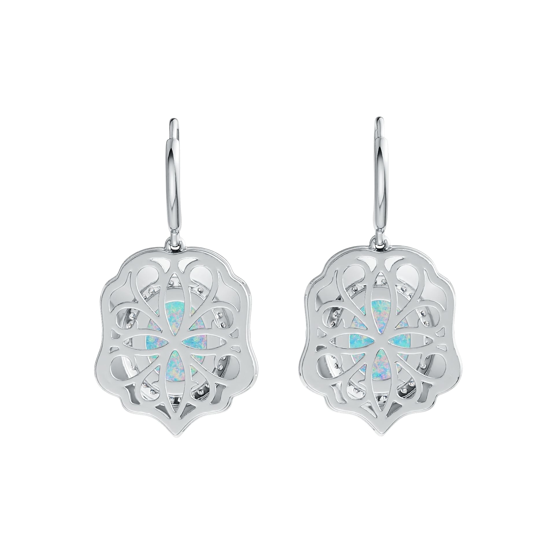 Sterling Silver Semi Mount Earrings Setting Oval OV 10X8mm Cabochon DHJ