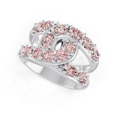 18K Gold Semi Mount Ring Setting Oval Ov 4x3mm Diamond Accent Syz Jewelry