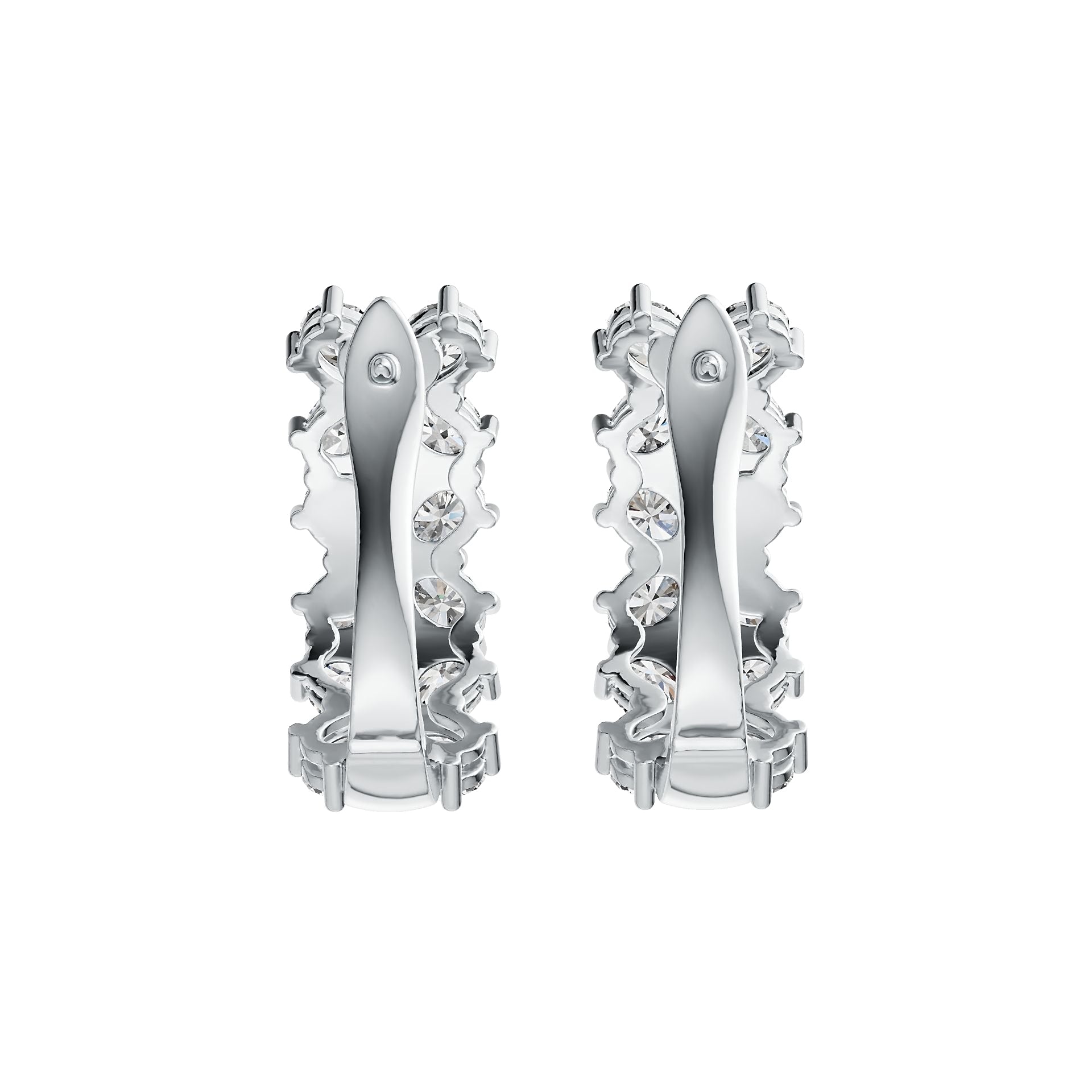 Sterling Silver Semi Mount Earrings Setting Oval OV 4X3mm DHJ
