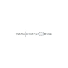 Platinum Semi Mount Tennis Bracelet Setting Round RD 5X5mm DHJ