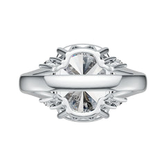 Sterling Silver Semi Mount Ring Setting CU 16X12mm White Topaz Syzjewelry