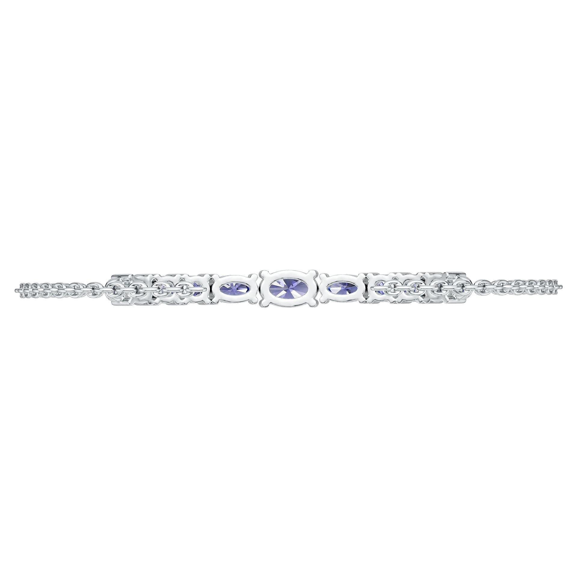 10K Gold Semi Mount Bracelet Setting Round Ro 6x4mm Syz Jewelry