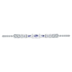 10K Gold Semi Mount Bracelet Setting Round Ro 6x4mm Syz Jewelry