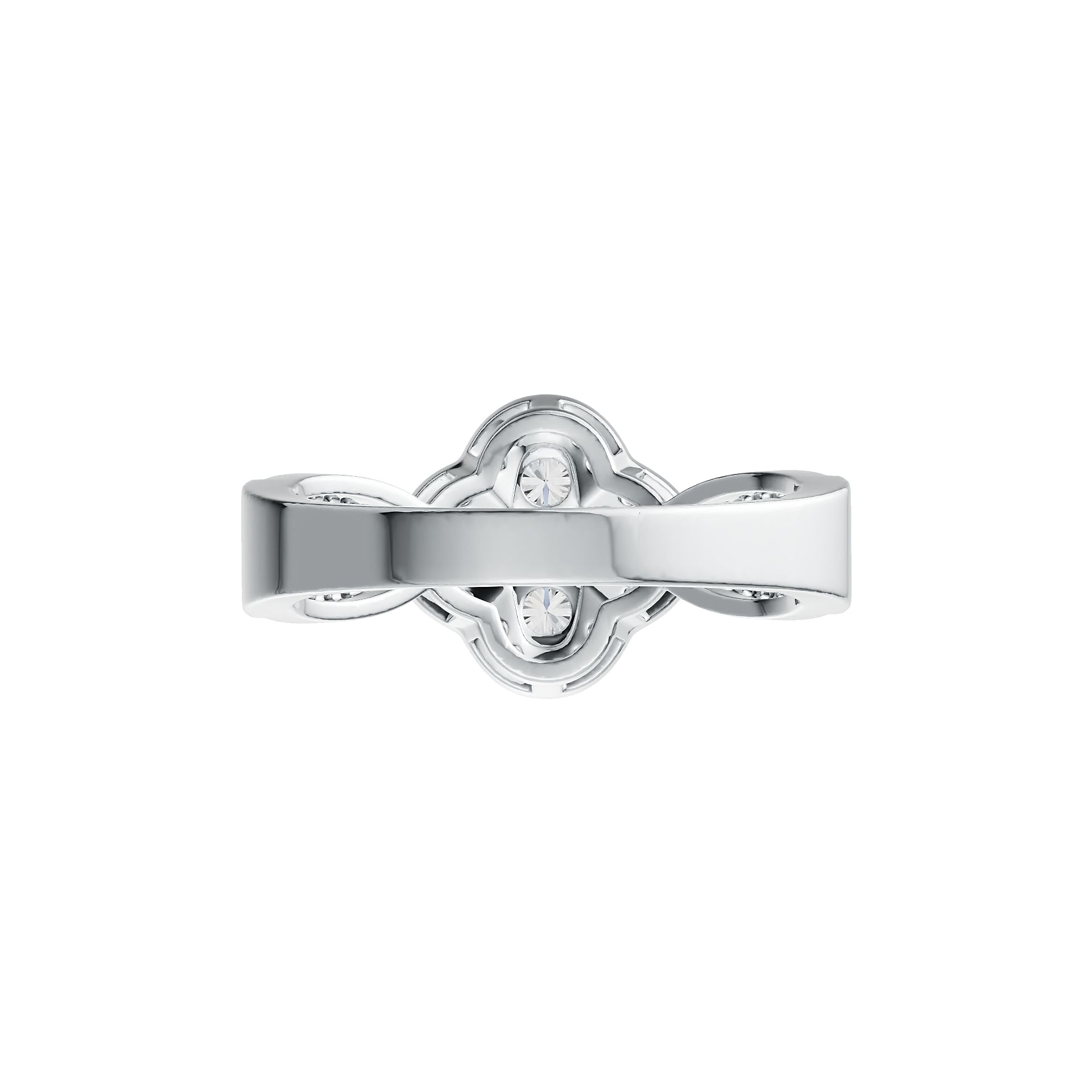 Sterling Silver Semi Mount Ring Setting Round RD 3.5mm DHJ