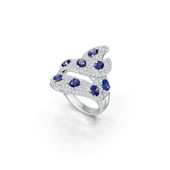 18K Gold Semi Mount Ring Setting Oval Ov Diamond Accent Syzjewelry