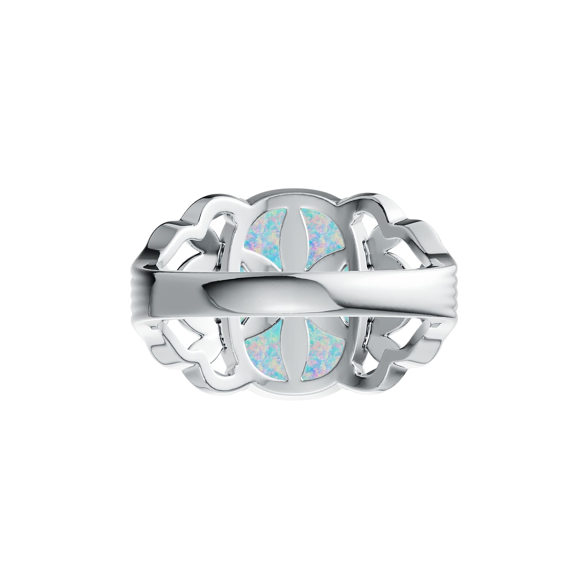 Sterling Silver Semi Mount Ring Setting Cushion CU 16X12mm Cabochon DHJ