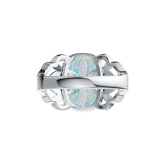 Sterling Silver Semi Mount Ring Setting Cushion CU 16X12mm Cabochon DHJ