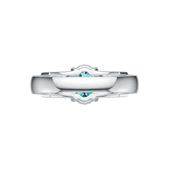 18K Gold Semi Mount Ring Setting Oval OV 8X6mm Diamond Accent DHJ