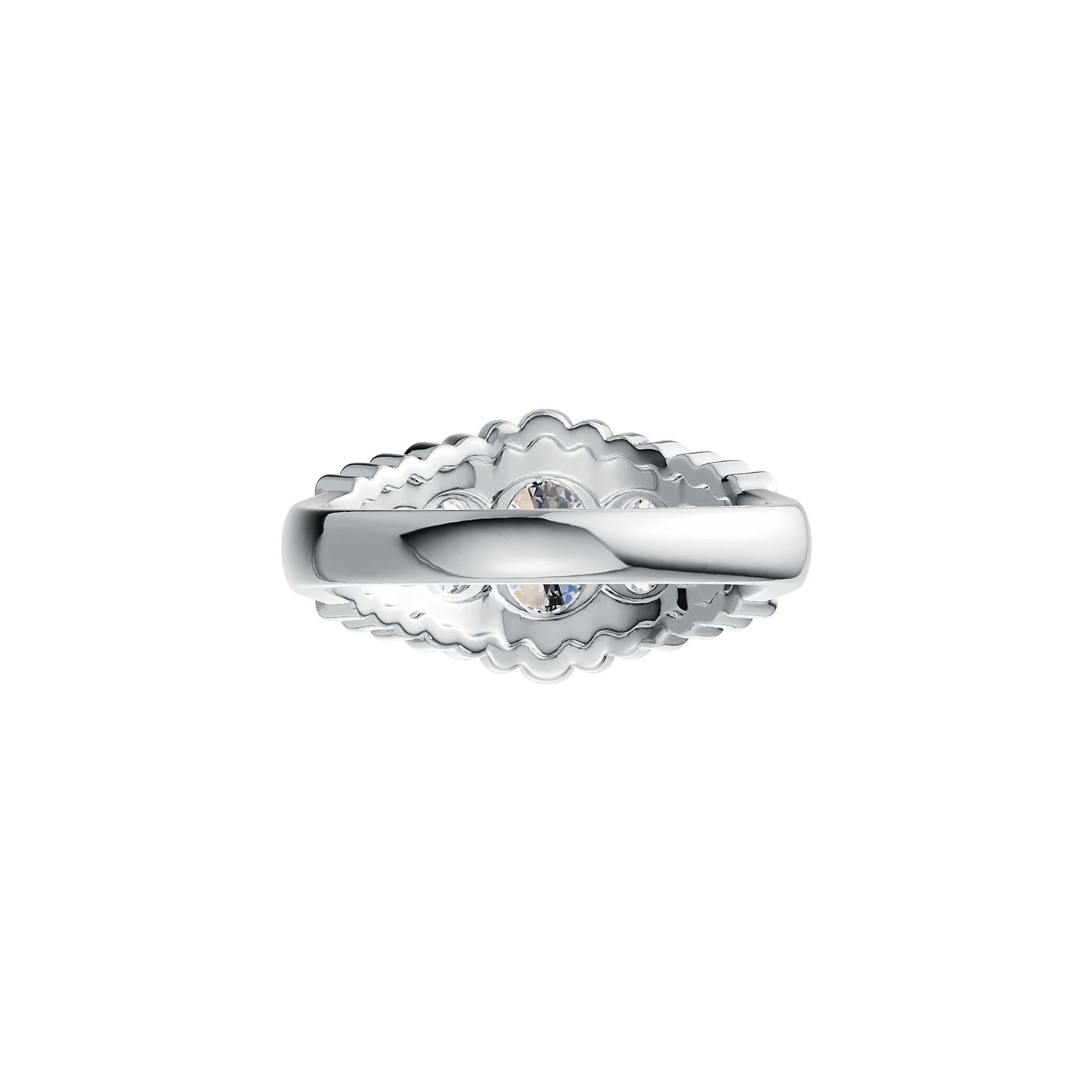 Sterling Silver Semi Mount Ring Setting Oval OV 8X6mm DHJ