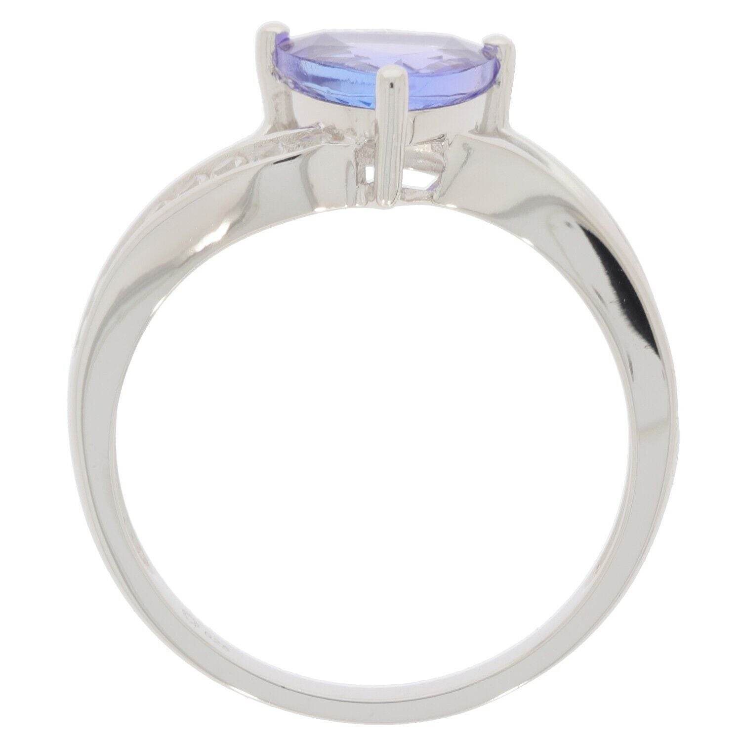 18K Gold Semi Mount Ring Setting Trillion Tri 7x7mm Split Diamond Accent Syzjewelry