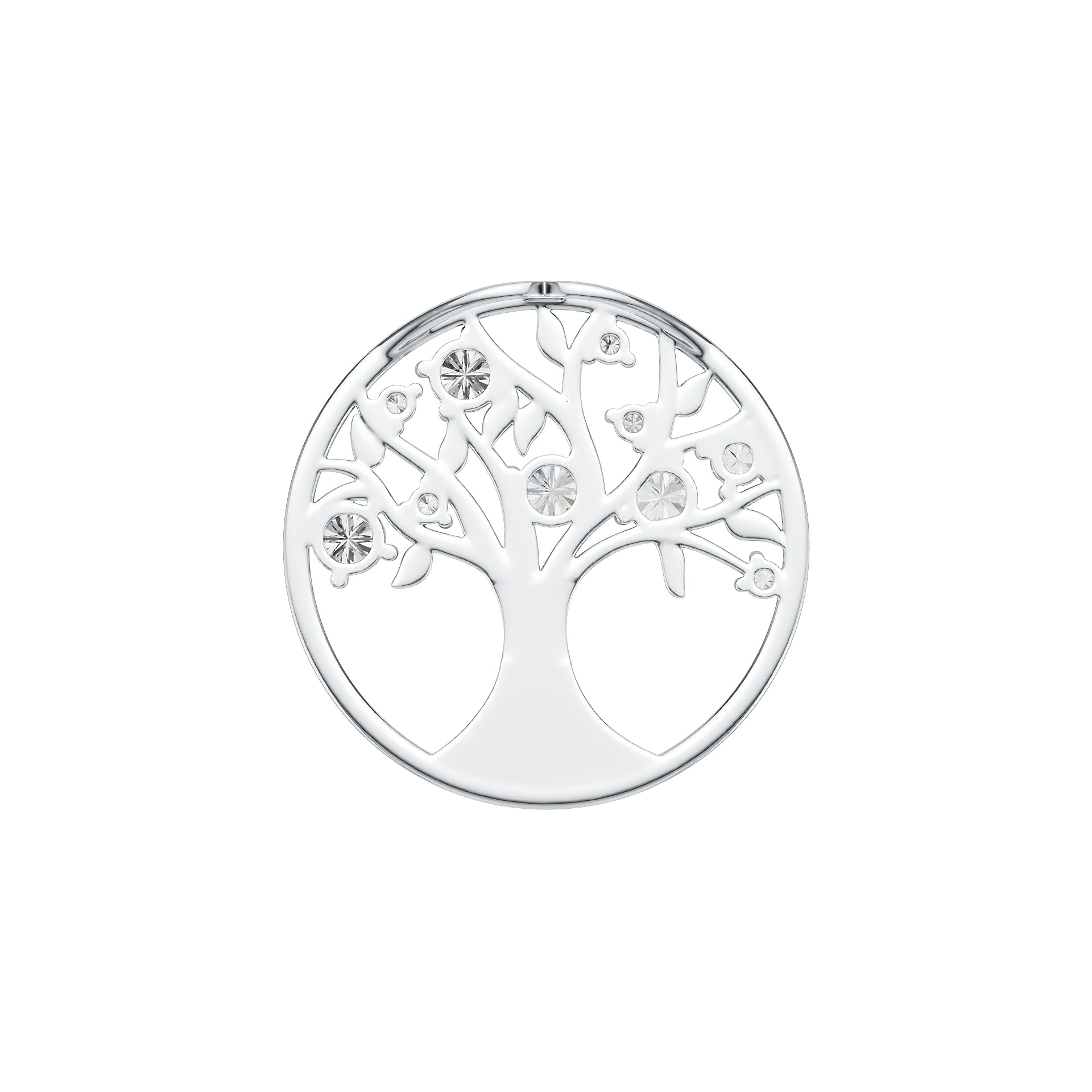 10K Gold Semi Mount Pendant Setting Round RD 4mm 3mm 2mm Tree Of Life Theme DHJ