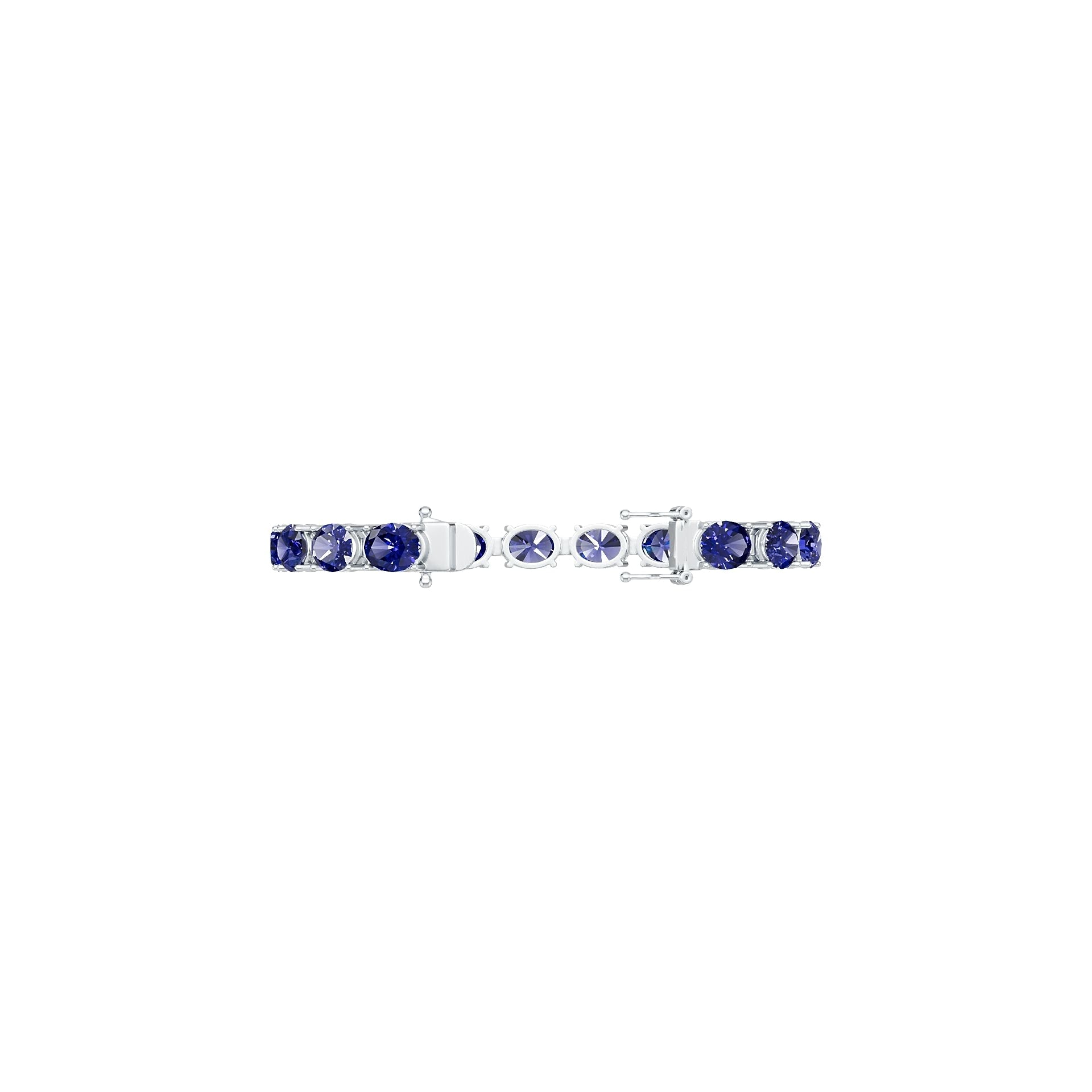 Sterling Silver Semi Mount Bracelet Setting Oval OV 9x7mm PJC21248B Syzjewelry