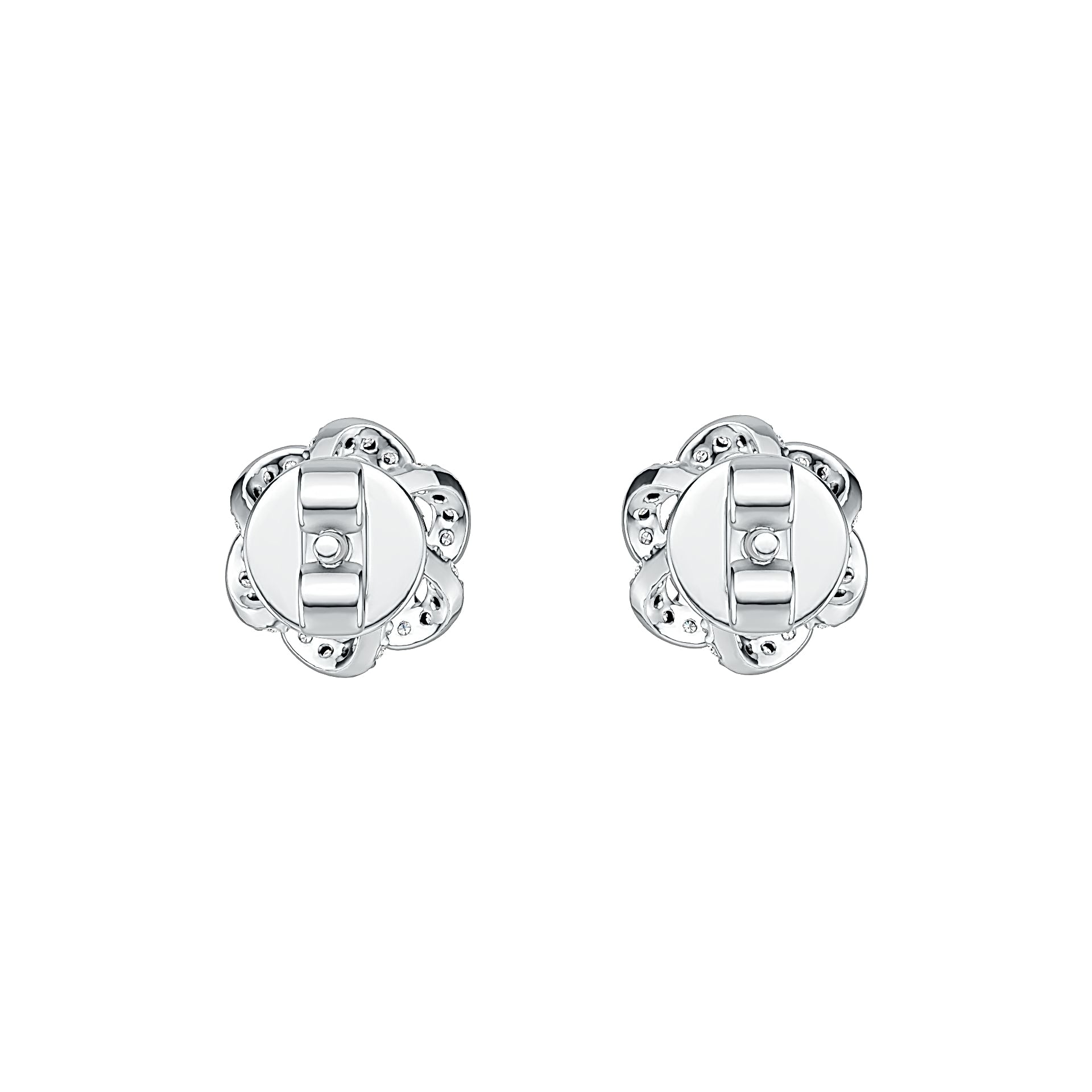 Sterling Silver Semi Mount Earrings Setting Round RD 5X5mm Syzjewelry