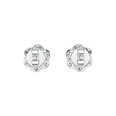 Sterling Silver Semi Mount Earrings Setting Round RD 5X5mm Syzjewelry