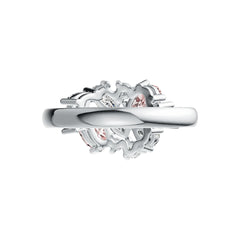 Sterling Silver Semi Mount Ring Setting Oval OV 6X4mm Syzjewelry