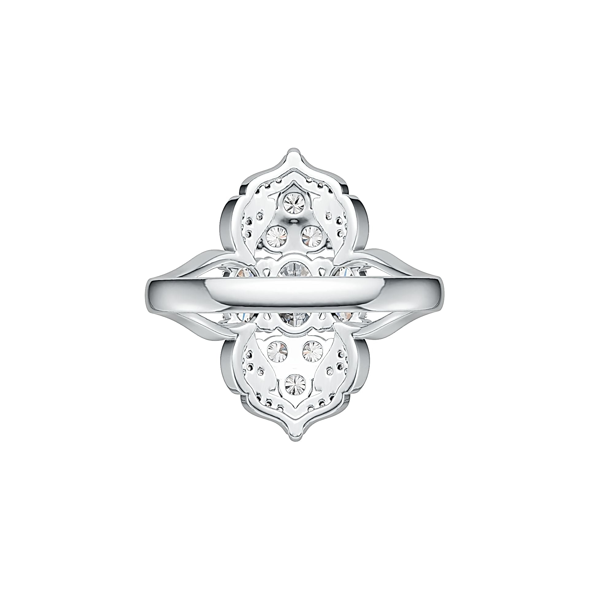 Sterling Silver Semi Mount Ring Setting Oval OV 7X5mm DHJ