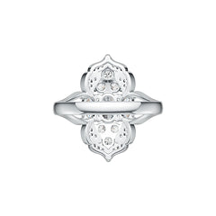 Sterling Silver Semi Mount Ring Setting Oval OV 7X5mm DHJ