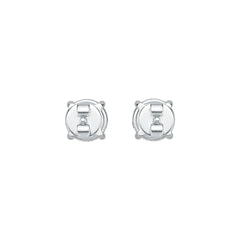 Sterling Silver Semi Mount Earrings Setting Round RD 5x5mm DHJ