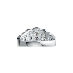 Sterling Silver Semi Mount Ring Setting Oval OV 7X5mm OV 6X4mm OV 4X3mm Tiara Theme DHJ