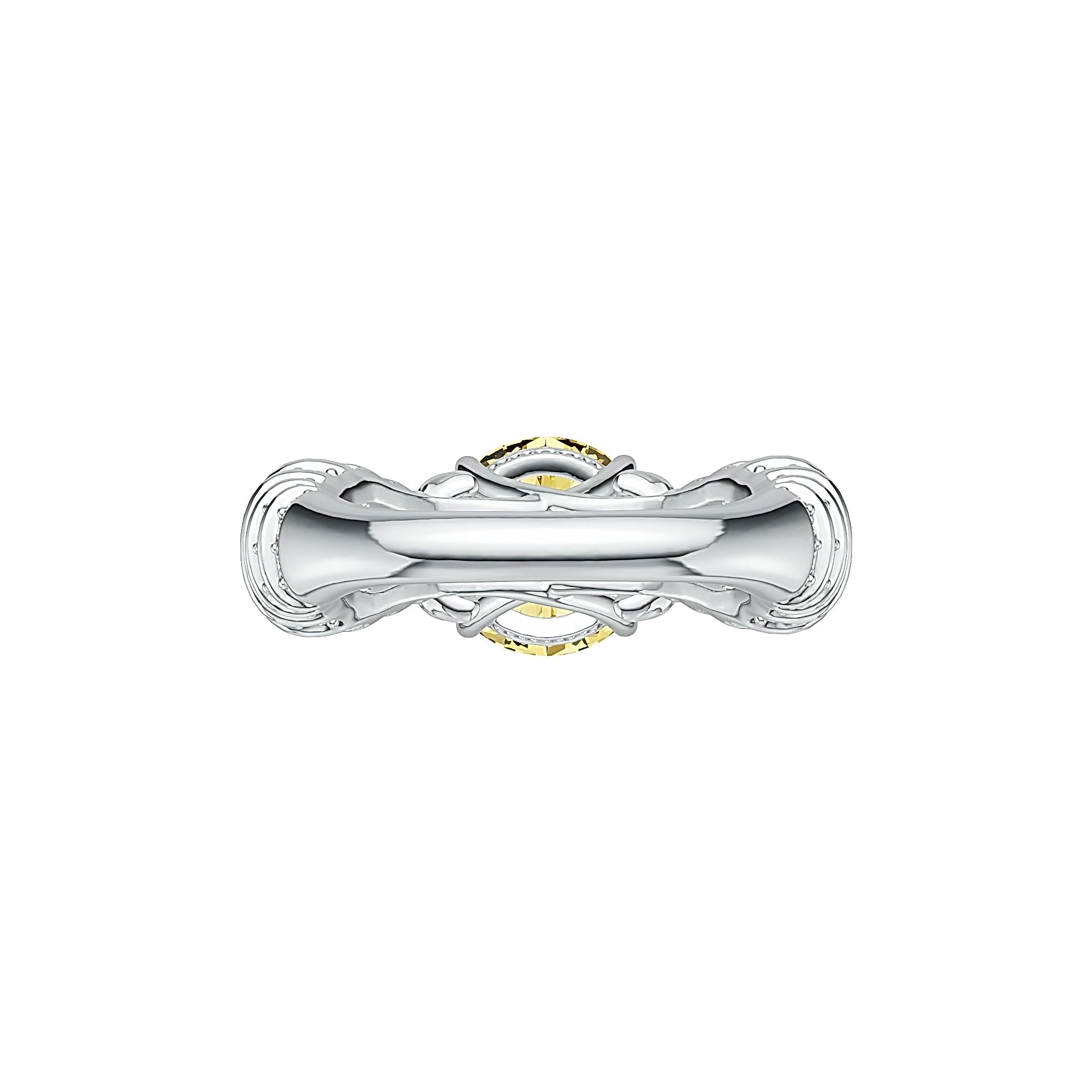 Sterling Silver Semi Mount Ring Setting Round RD 10x10mm Seahorse Ring DHJ