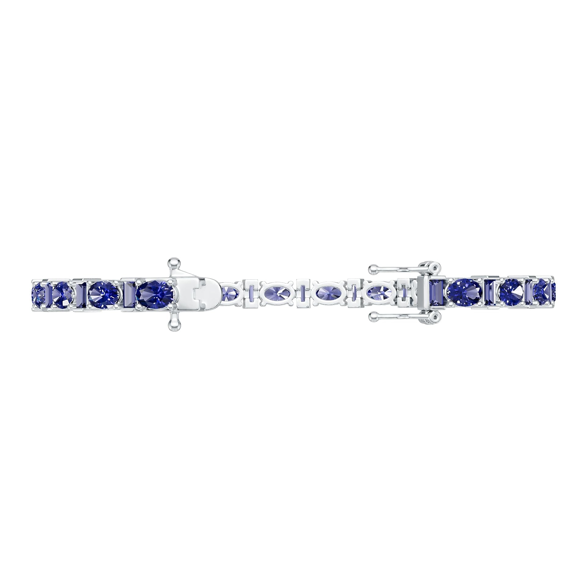 Sterling Silver Semi Mount Bracelet Setting Oval OV 6X4mm DHJ