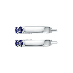 Sterling Silver Semi Mount Earrings Setting Round Rd DHJ