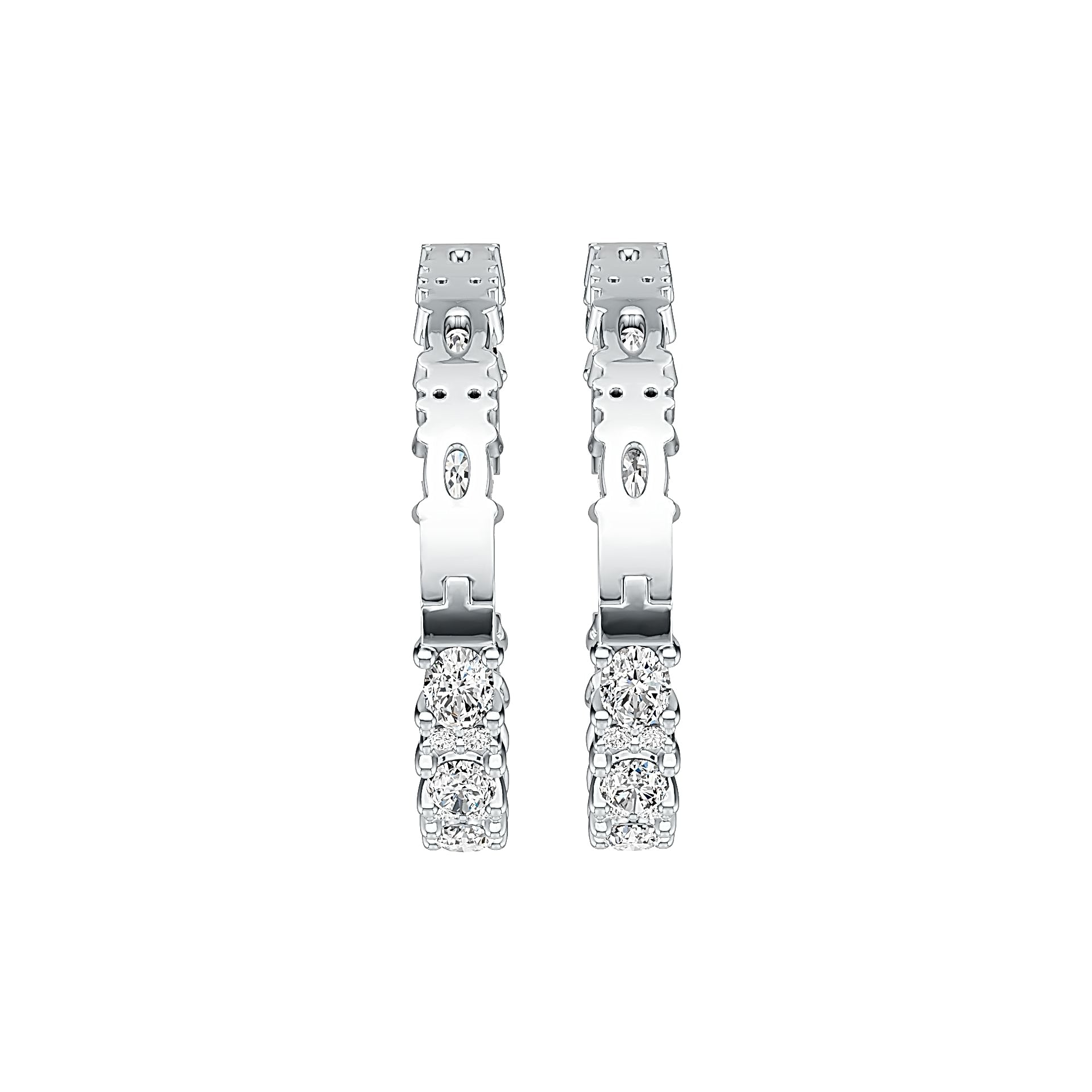 Sterling Silver Semi Mount Earrings Setting Oval OV 4X3mm DHJ