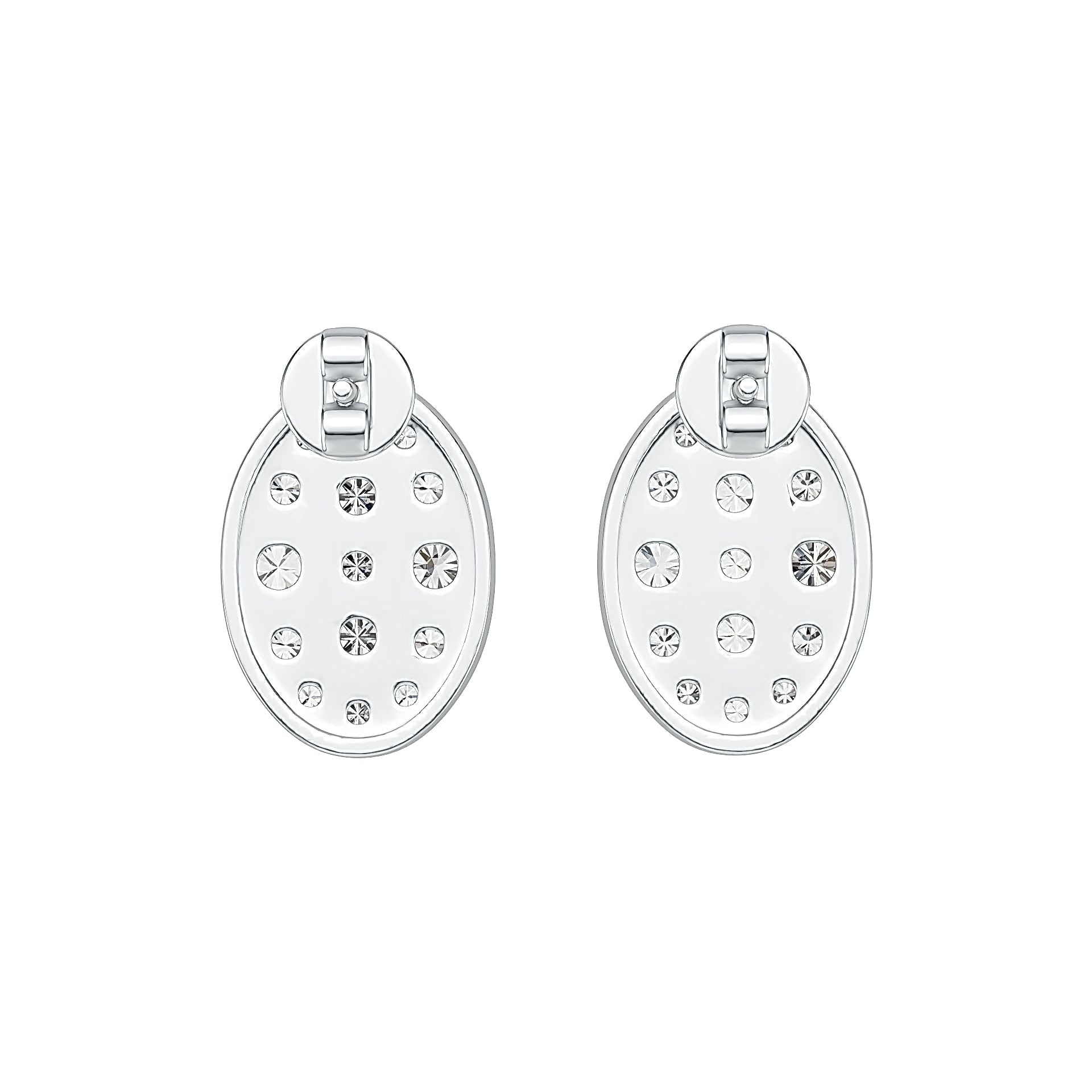 10K Gold Semi Mount Earrings Setting Round RD 3.5mm Moissanite Accent DHJ