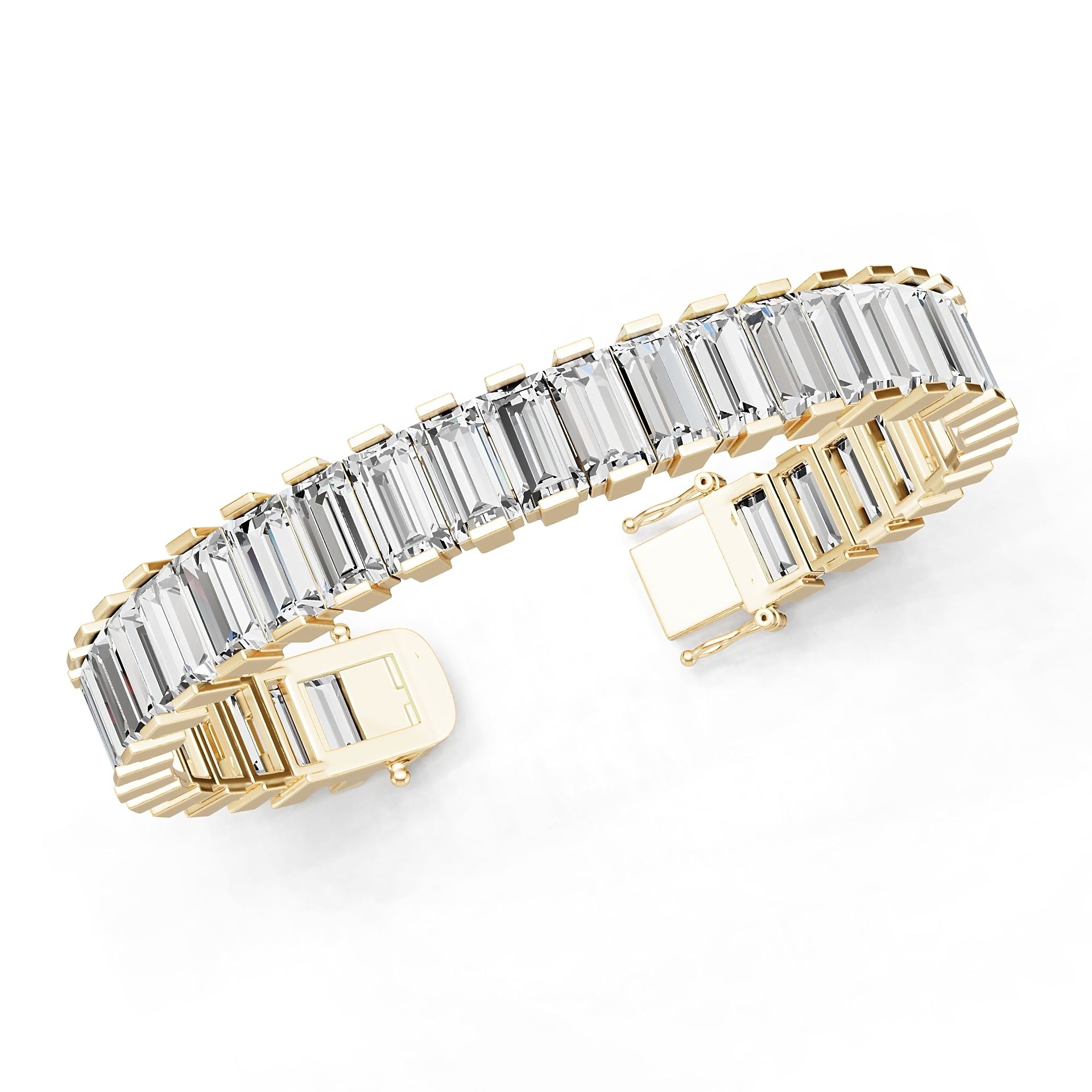 18K Gold Semi Mount Bracelet Setting Round Ro 10x6mm Diamond Accent Syz Jewelry