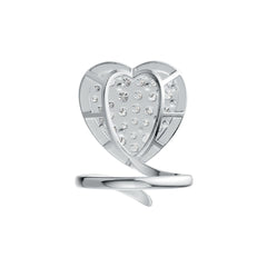 Sterling Silver Semi Mount Ring Setting Round RD 3.5mm DHJ