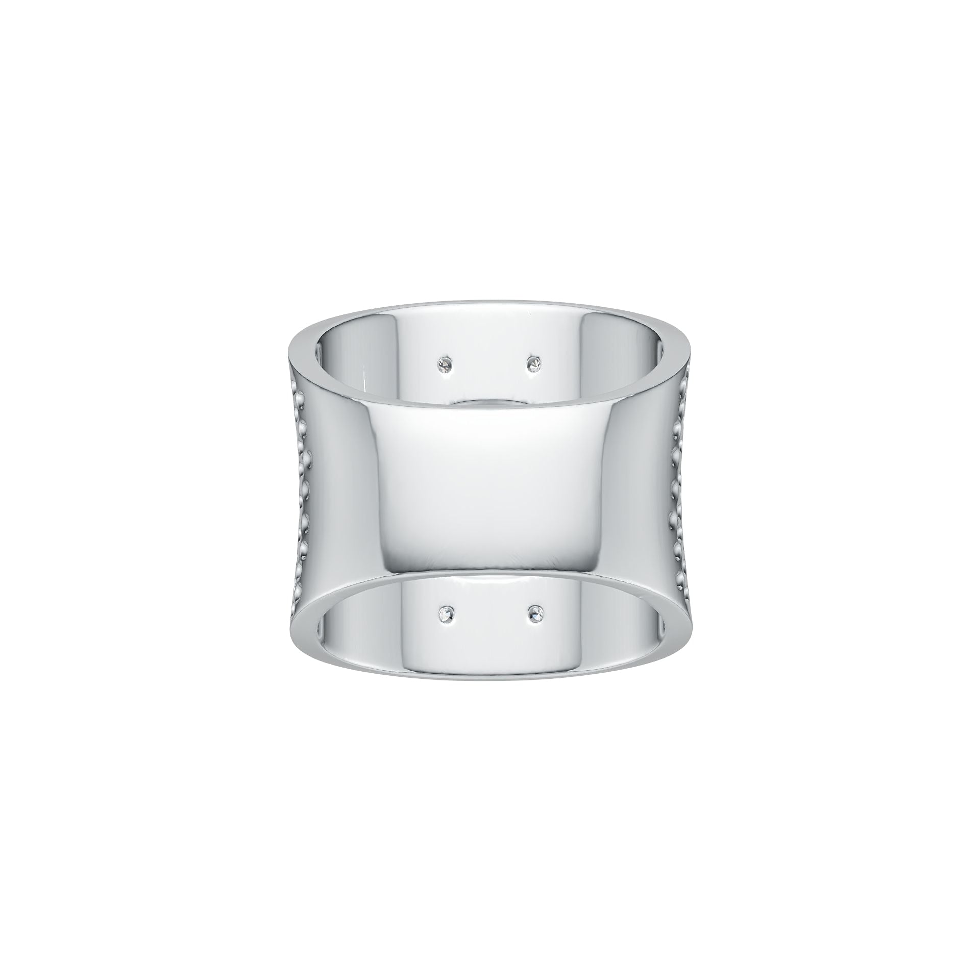 Sterling Silver Semi Mount Ring Setting Round RD 10x10mm DHJ