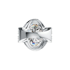 14K Gold Semi Mount Ring Setting Oval OV 20X14mm Diamond Accent DHJ