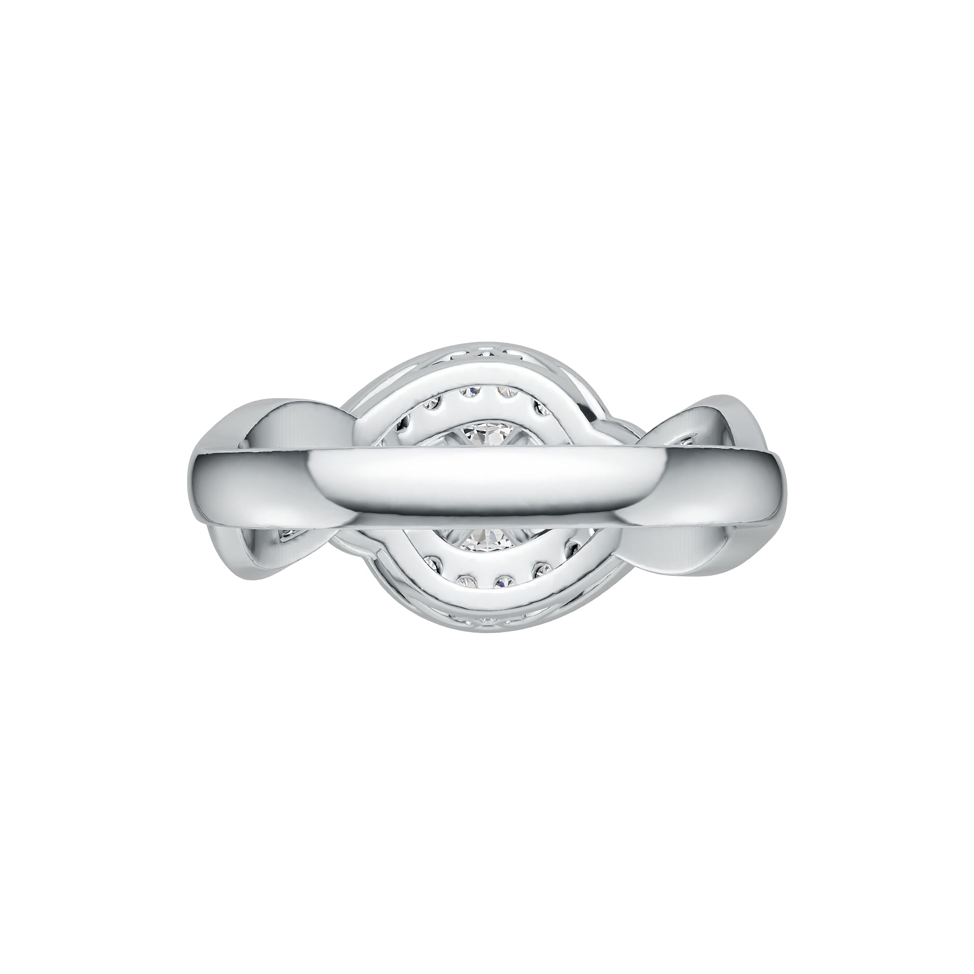 Sterling Silver Semi Mount Ring Setting Round RD 5X5mm Twist Syzjewelry