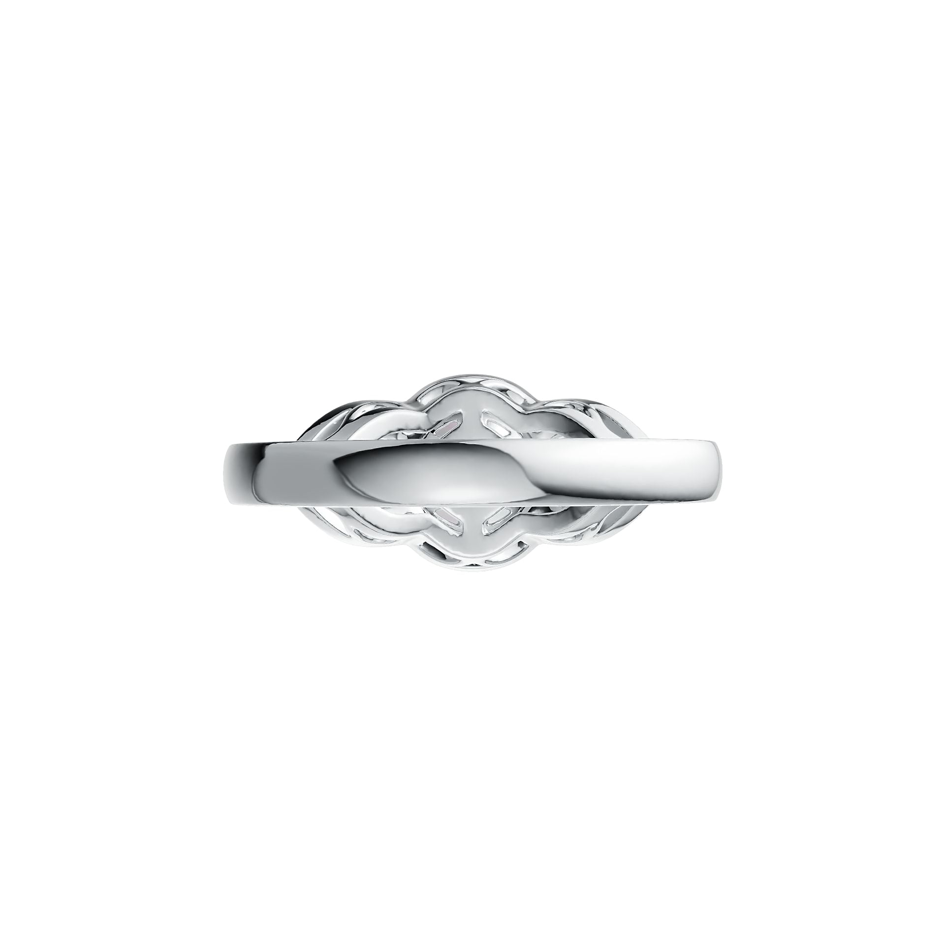 Sterling Silver Semi Mount Ring Setting Round RD 8.5mm PE 6X4mm DHJ