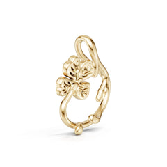 14K Gold Semi Mount Pendant Setting Round Ro 6x6mm Syz Jewelry