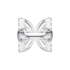 Sterling Silver Semi Mount Ring Setting Round RD 6x6mm DHJ