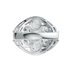 Sterling Silver Semi Mount Ring Setting Round RD 5x5mm DHJ
