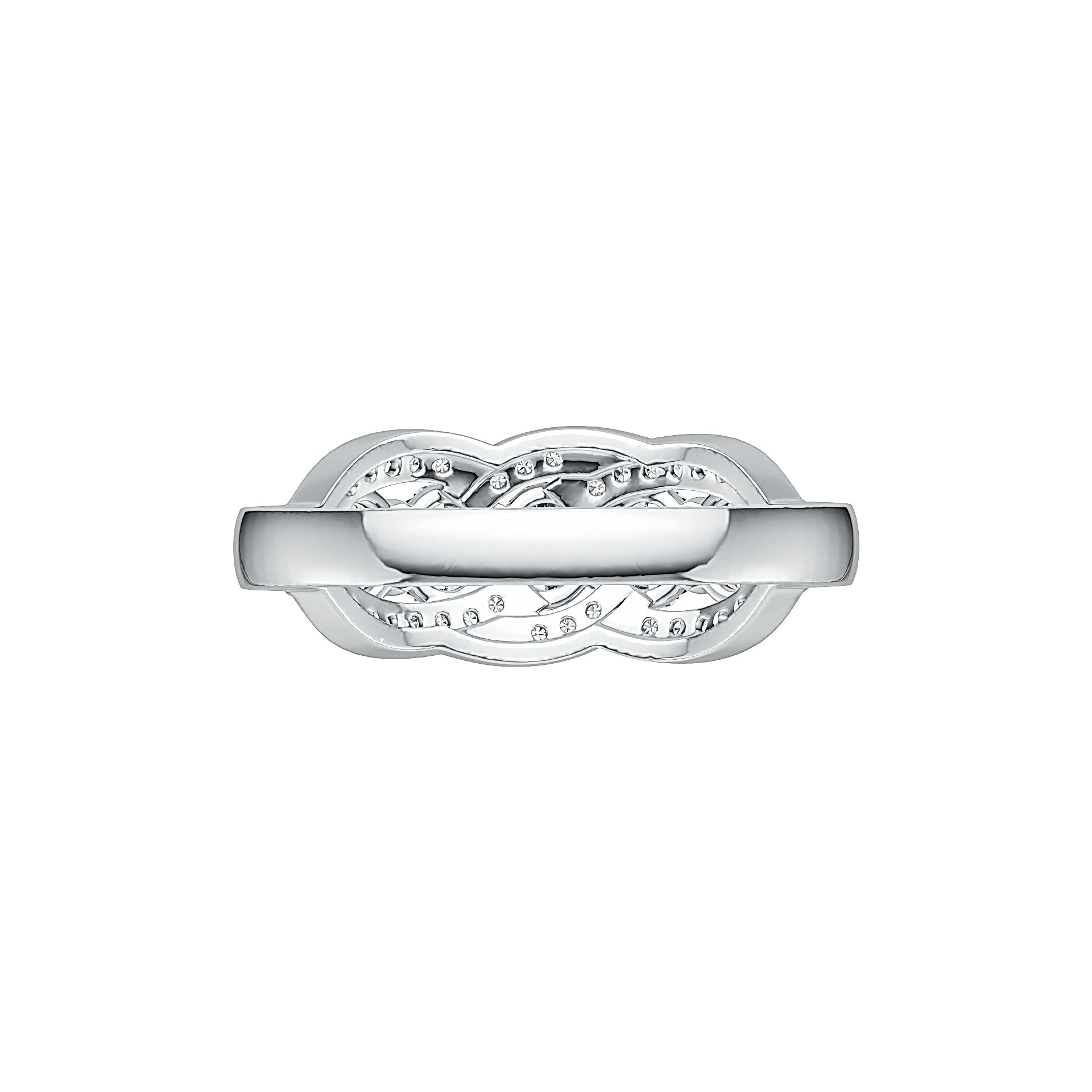 10K Gold Semi Mount Ring Setting Oval OV 5X4mm Moissanite Accent DHJ