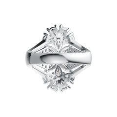 Sterling Silver Semi Mount Ring Setting Marquise MQ 6X3mm PE 5X3mm PE 4X3mm DHJ