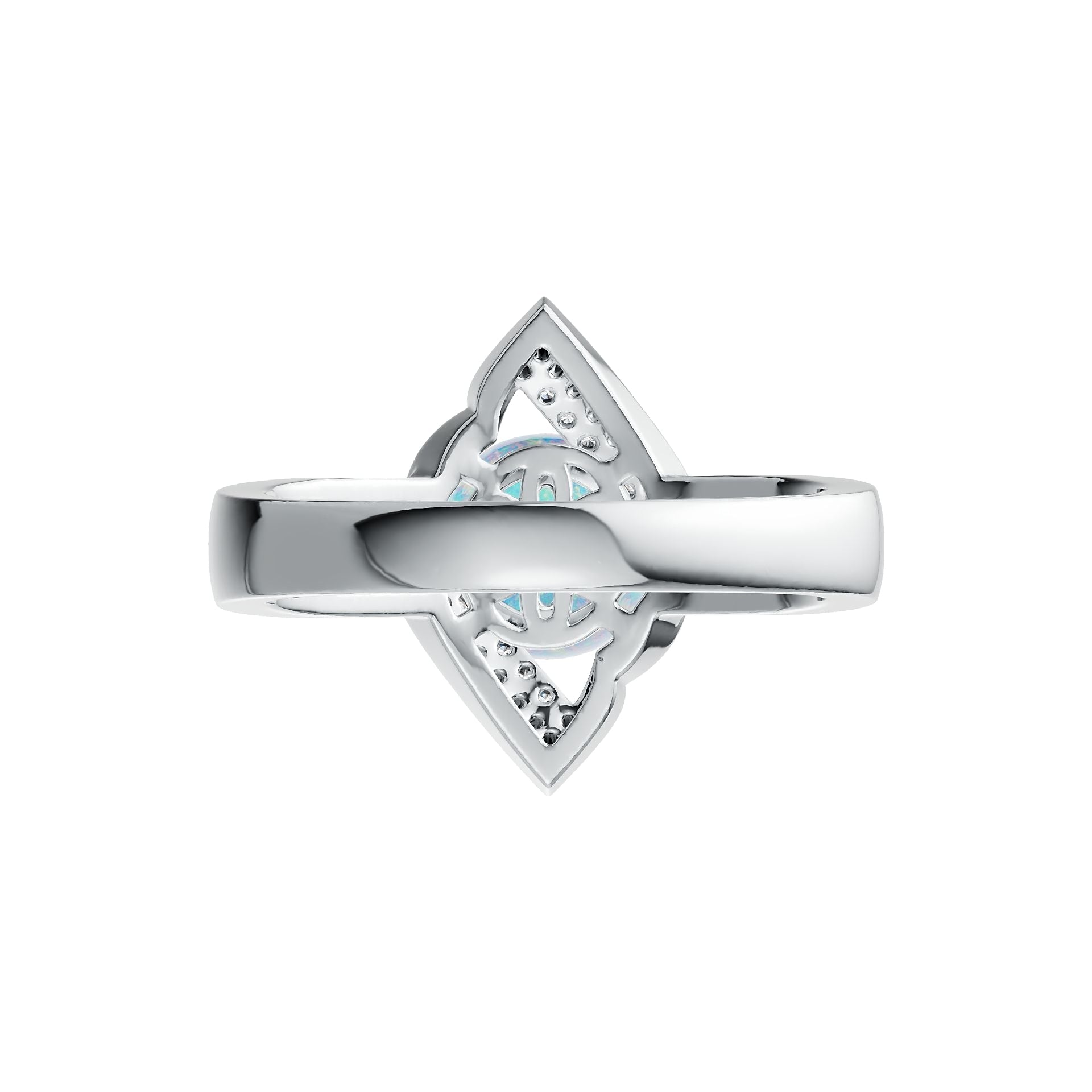 Sterling Silver Semi Mount Ring Setting Round RD 8x8mm for Pearl DHJ
