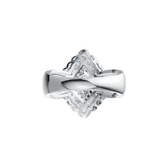 Sterling Silver Semi Mount Ring Setting Round RD 5x5mm with White Topaz - Syzjewelry