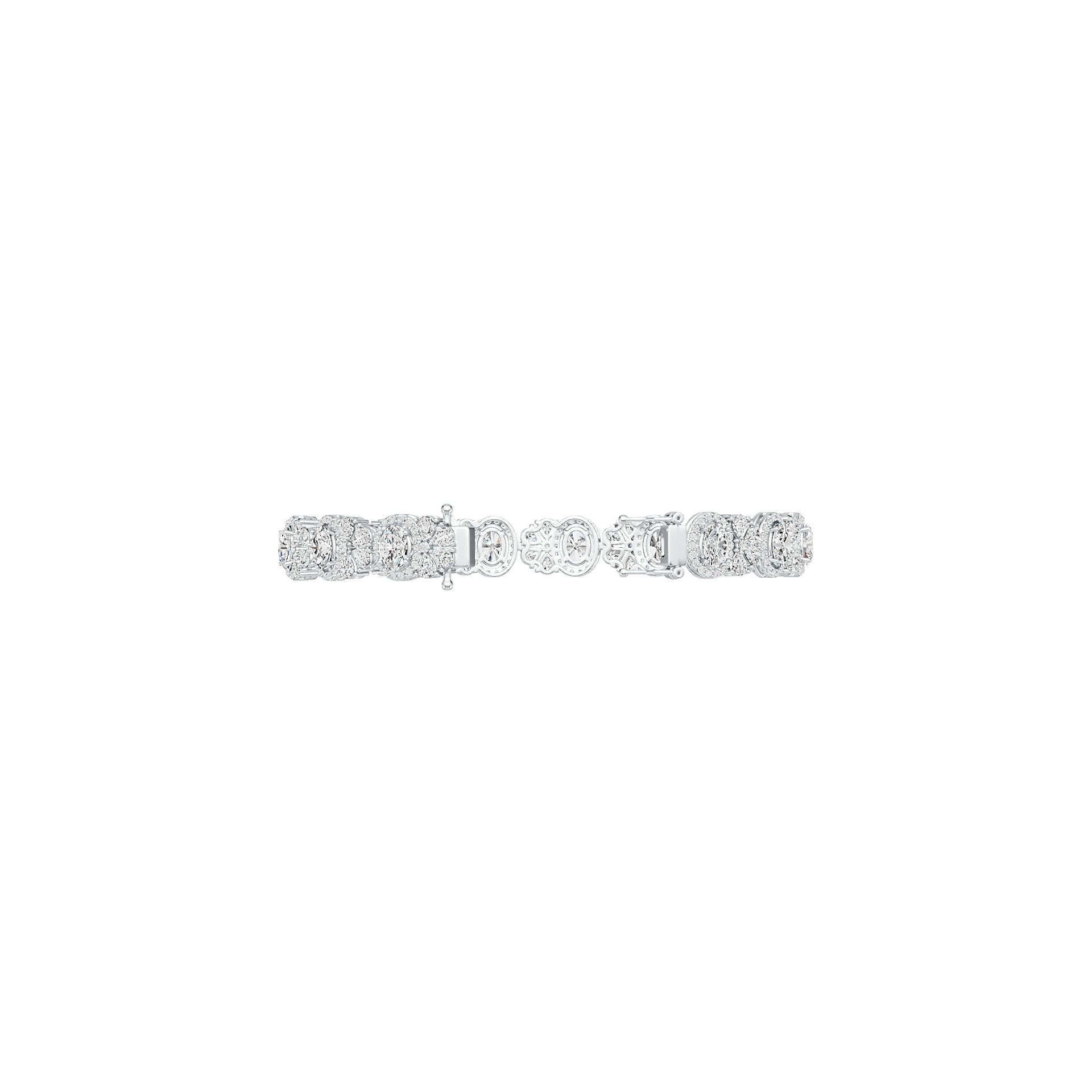 Sterling Silver Semi Mount Bracelet Setting Oval OV 7X5mm DHJ