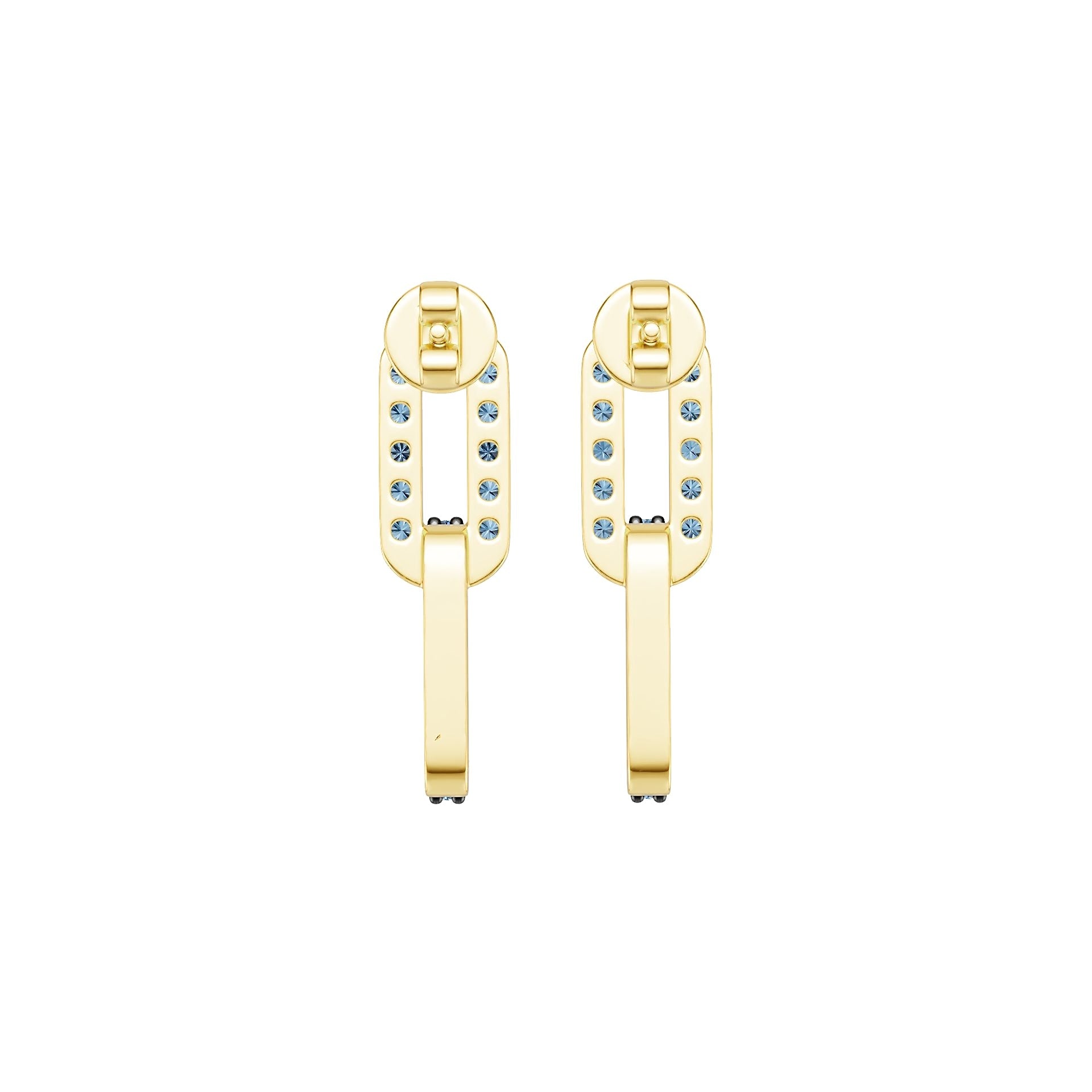 10K 14K Gold or 18K Gold Semi Mount Earrings Setting Round Rd Diamond Accent Syzjewelry