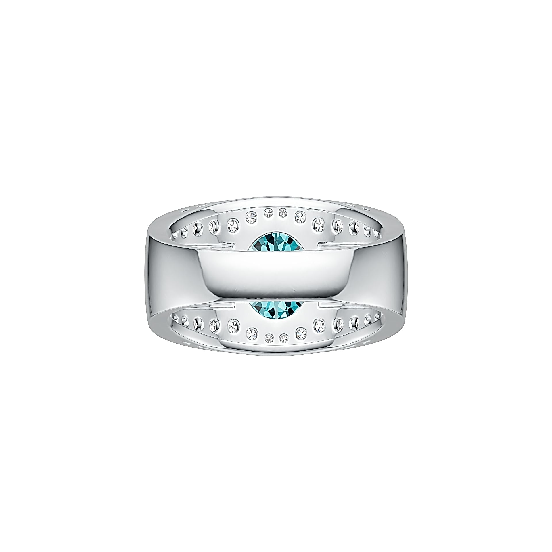 Platinum Semi Mount Ring Setting Oval OV 10x8mm Emerald OCT 5x3mm Diamond Accent DHJ