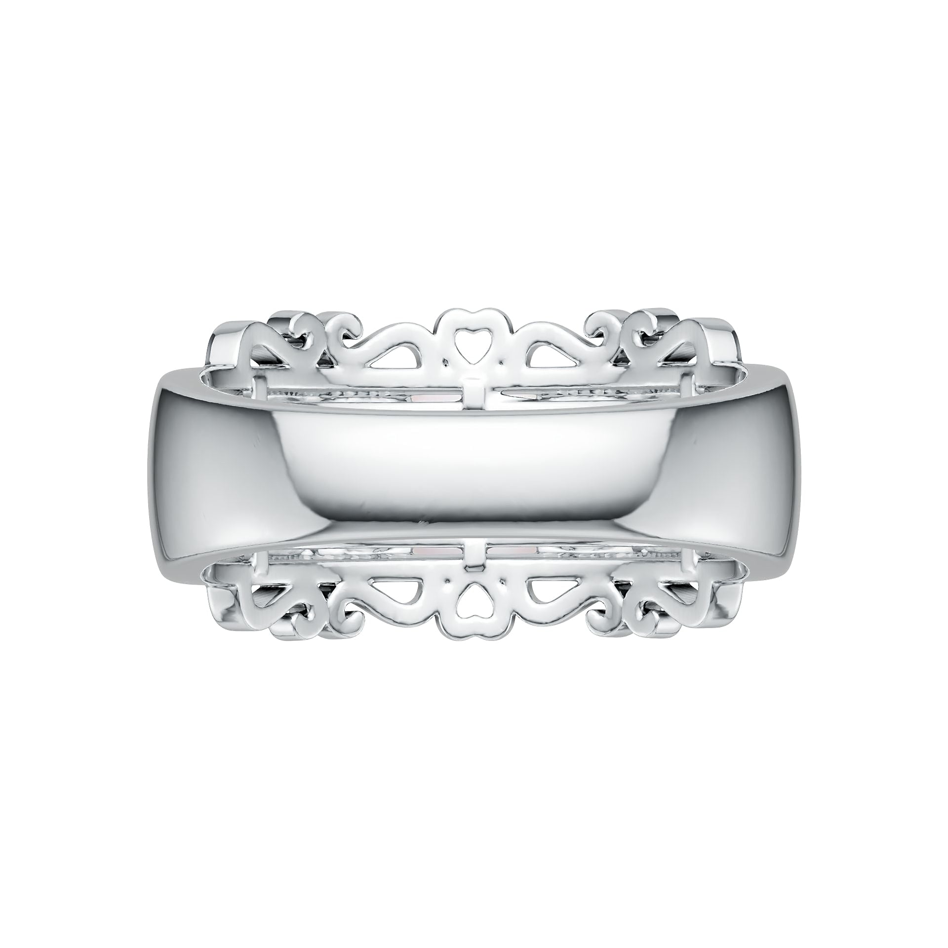 Sterling Silver Semi Mount Ring Setting Round RD 8x8mm DHJ