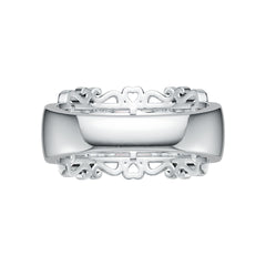 Sterling Silver Semi Mount Ring Setting Round RD 8x8mm DHJ