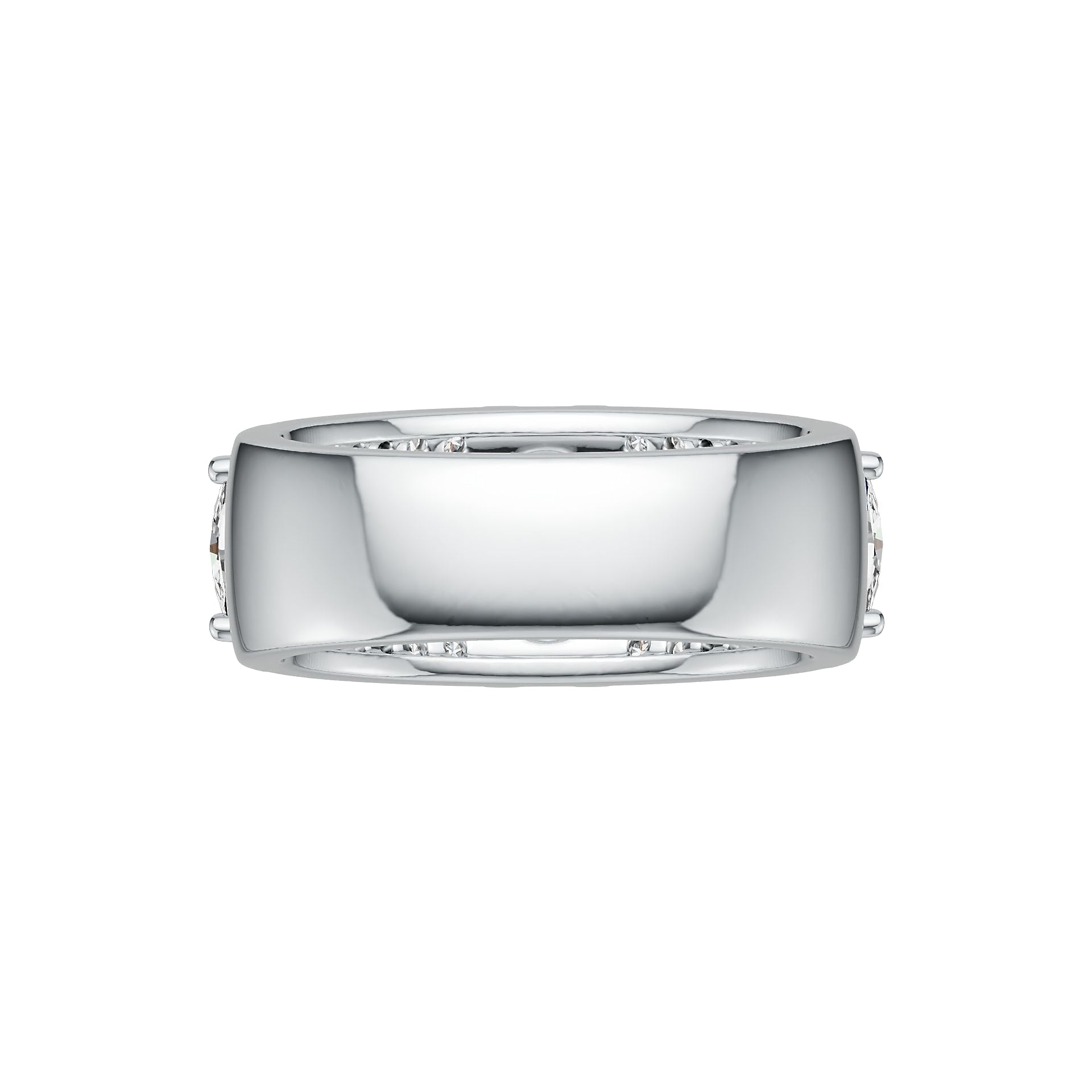 Sterling Silver Semi Mount Ring Setting Oval OV 8X6mm OV 6X4mm DHJ