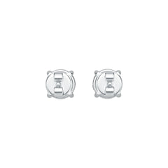 14K Gold Semi Mount Earrings Setting Round RD 5x5mm DHJ