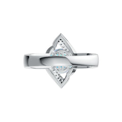 14K Gold Semi Mount Ring Setting Round RD 8x8mm for Pearl Diamond Accent DHJ